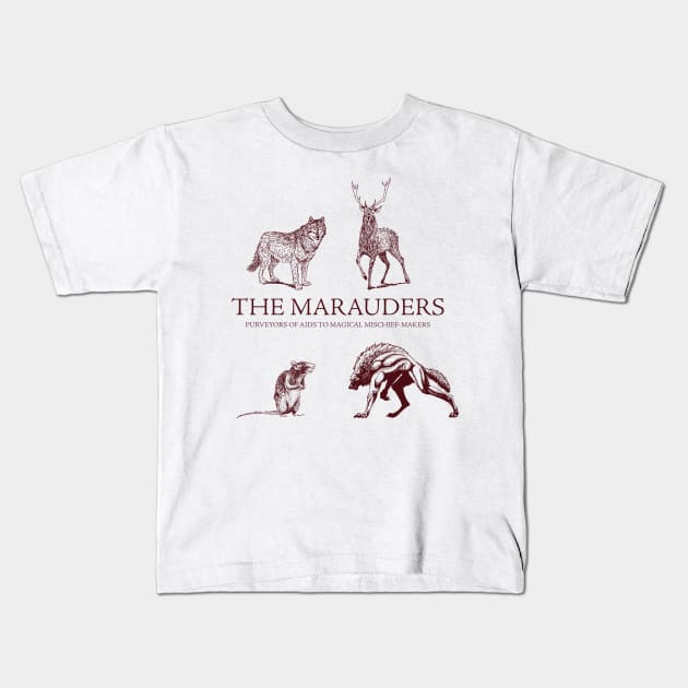 The Marauders Kids T-Shirt by LeesaMay
